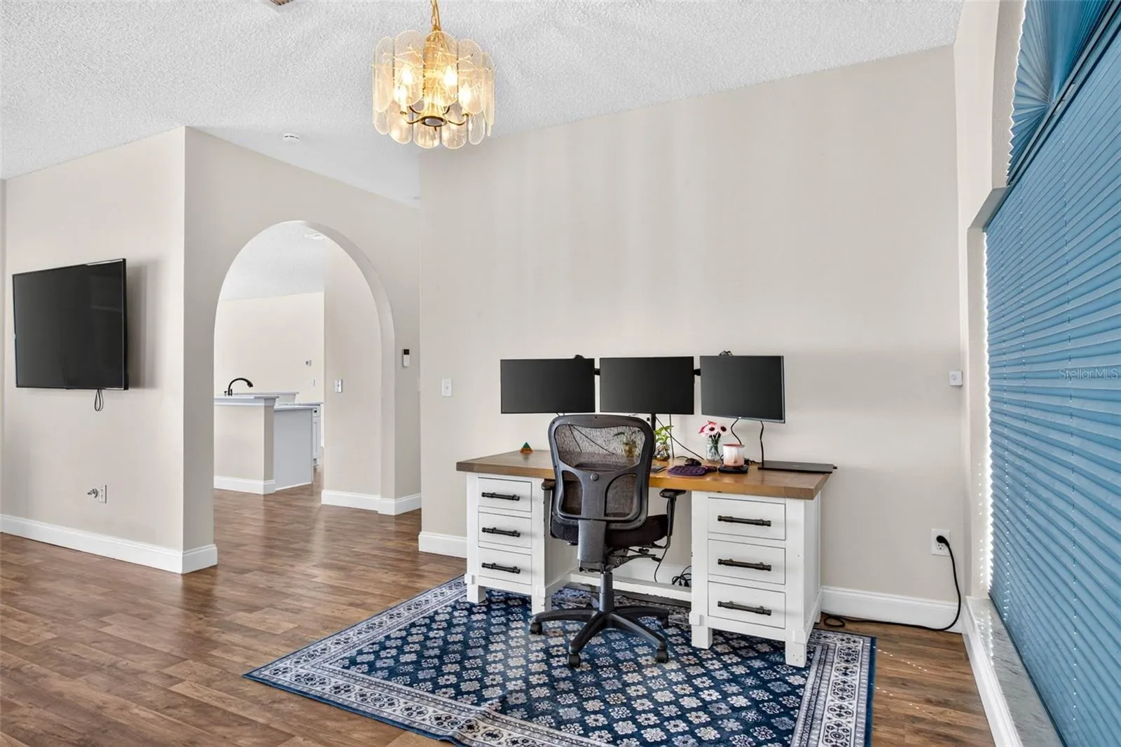 Formal dining space near front door