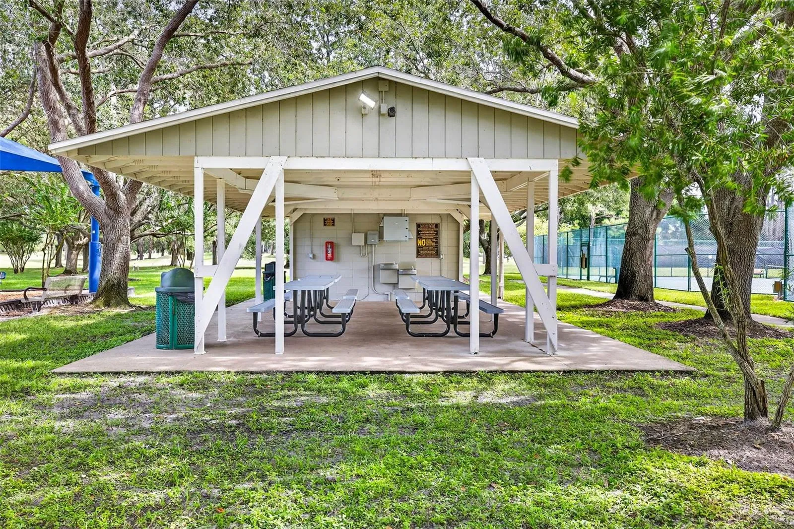 Enjoy parks, playgrounds and pavillions