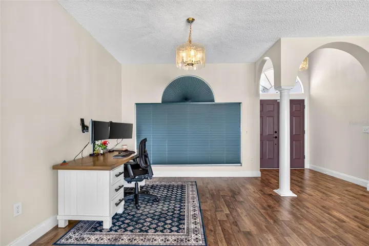 Formal dining space near front door
