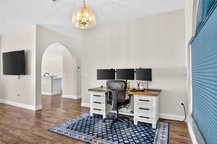 Formal dining space near front door