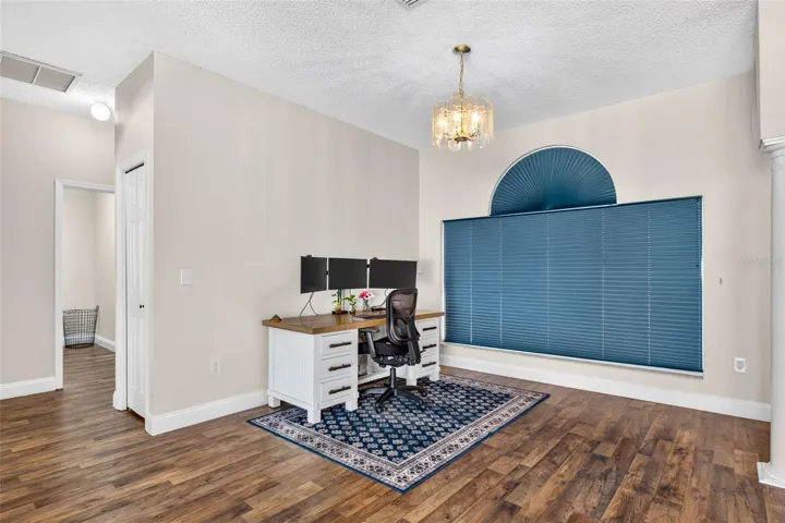 Formal dining space near front door