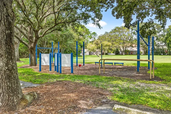 Enjoy parks, playgrounds and pavillions