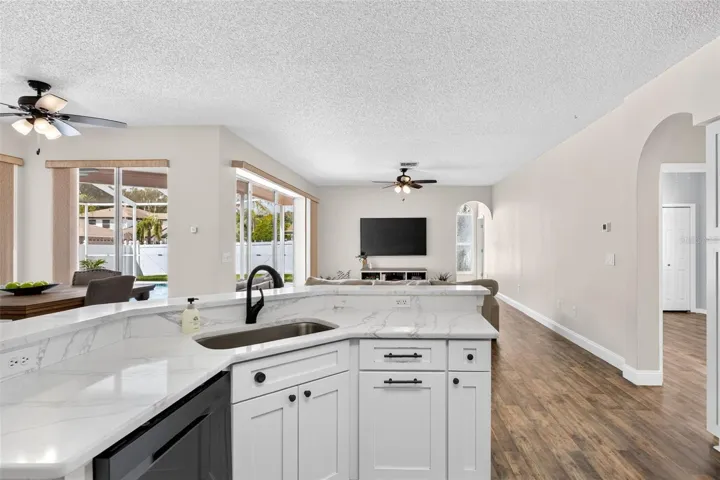 UPDATED kitchen with Quartz countertops and stainless appliances