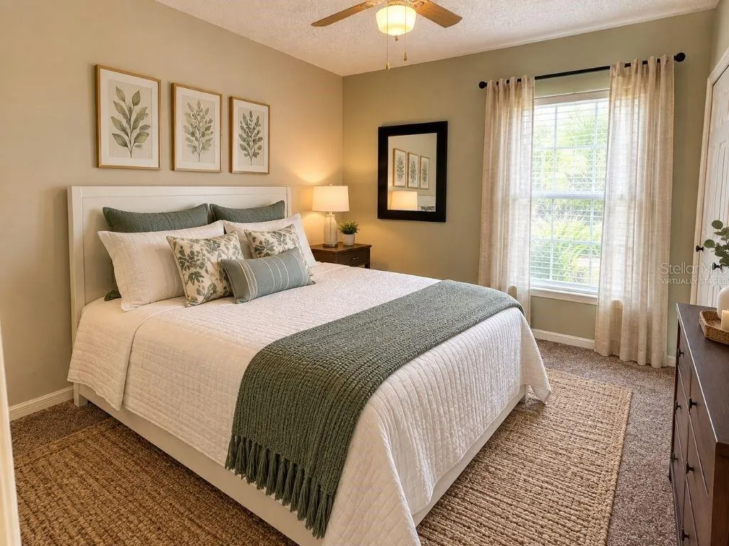 Bedroom 3 – virtually staged