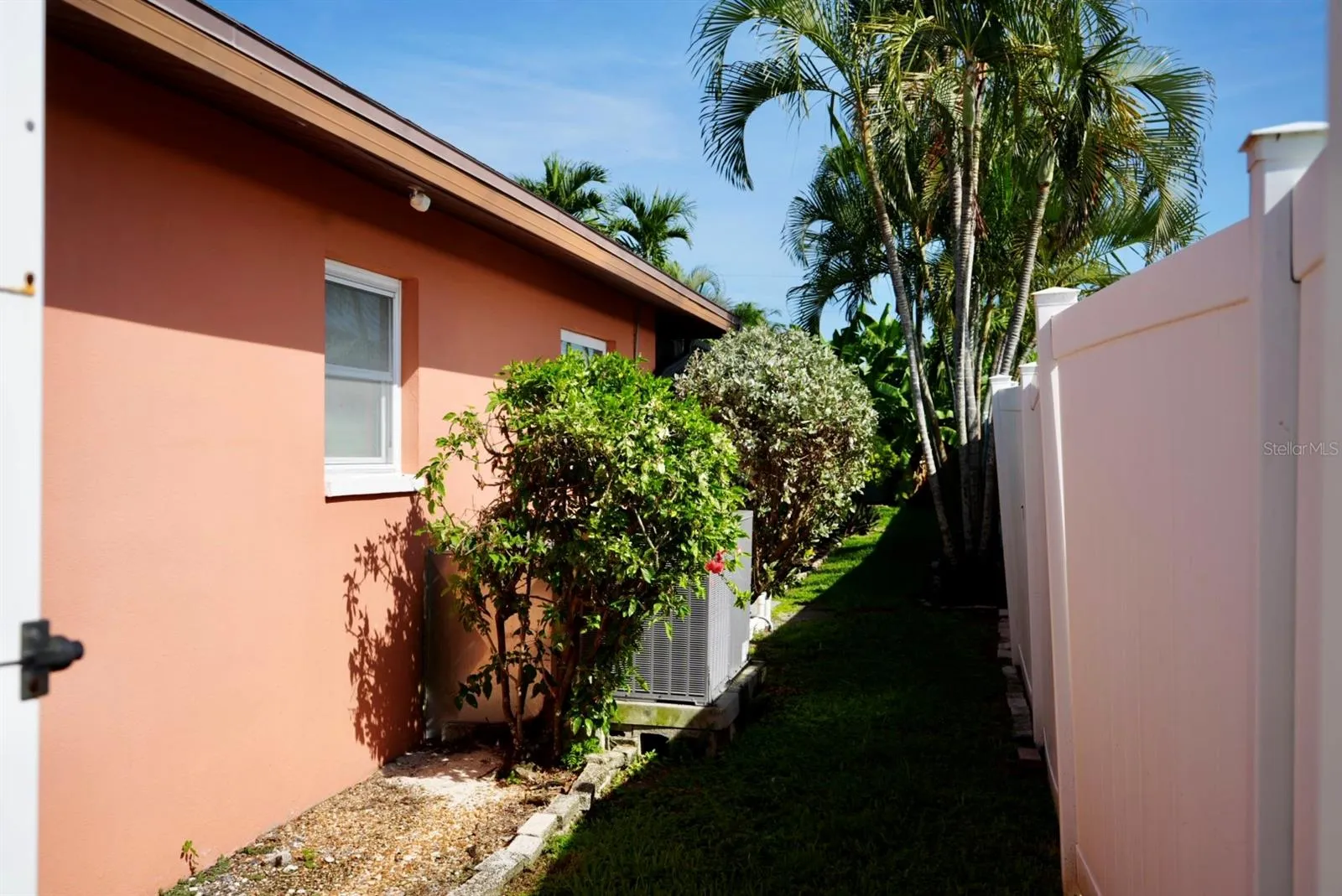 RH side of home