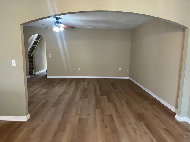 Looking from Dining Room to Great Room
