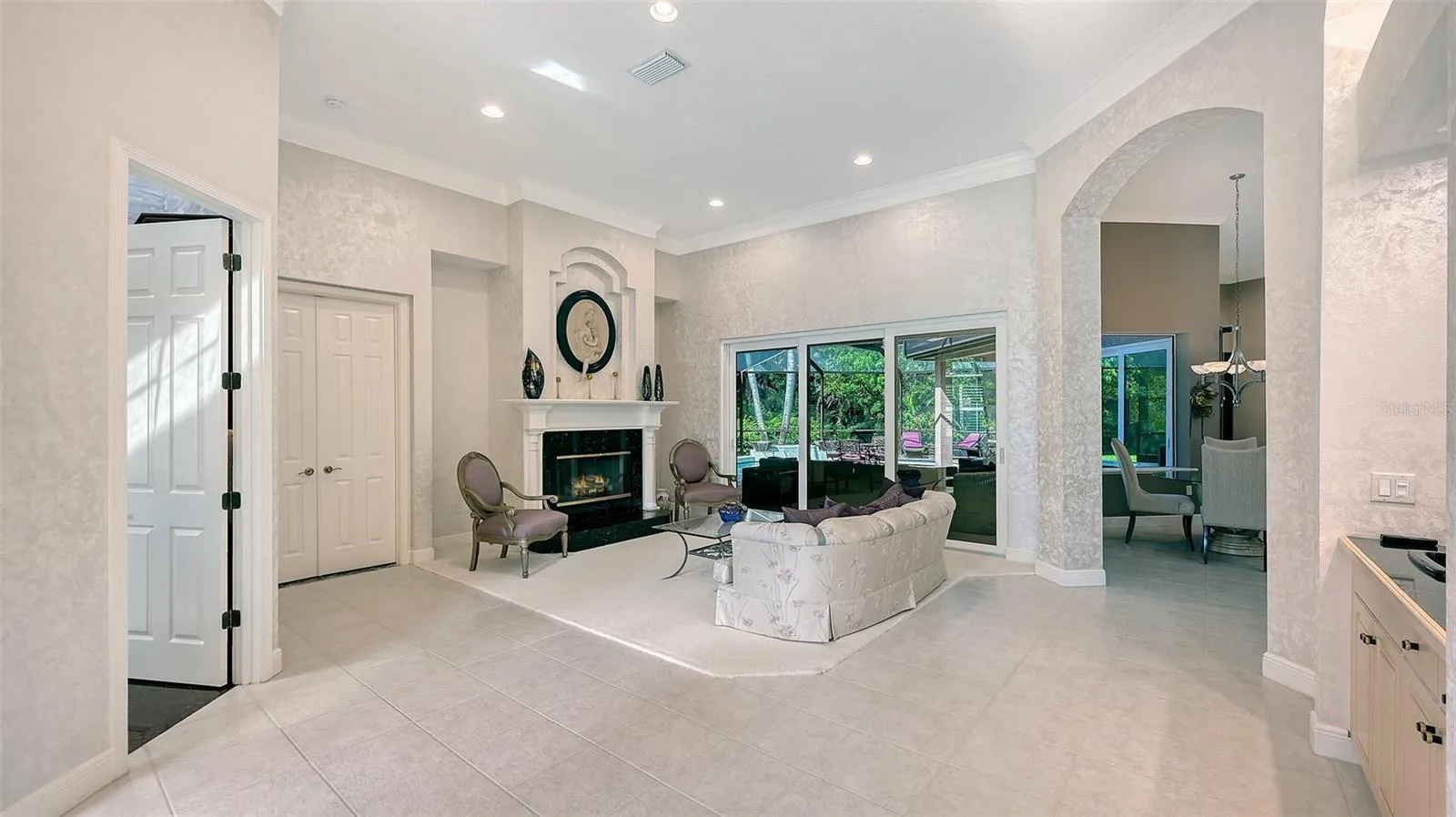 Separate Living Room.