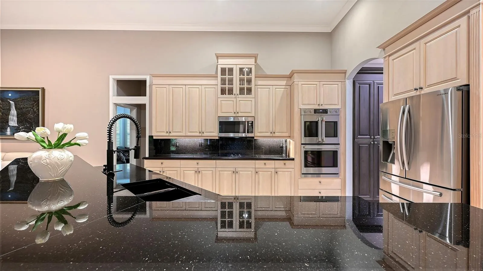 Kitchen counter-top.
