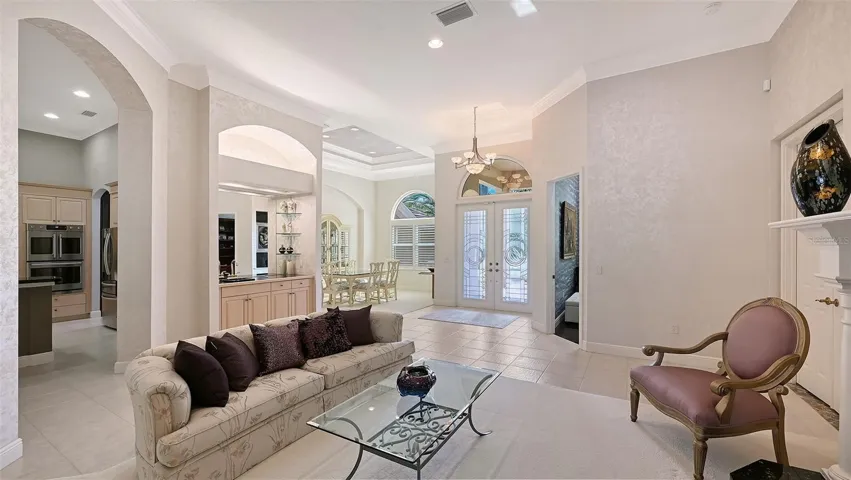 Separate Living Room.