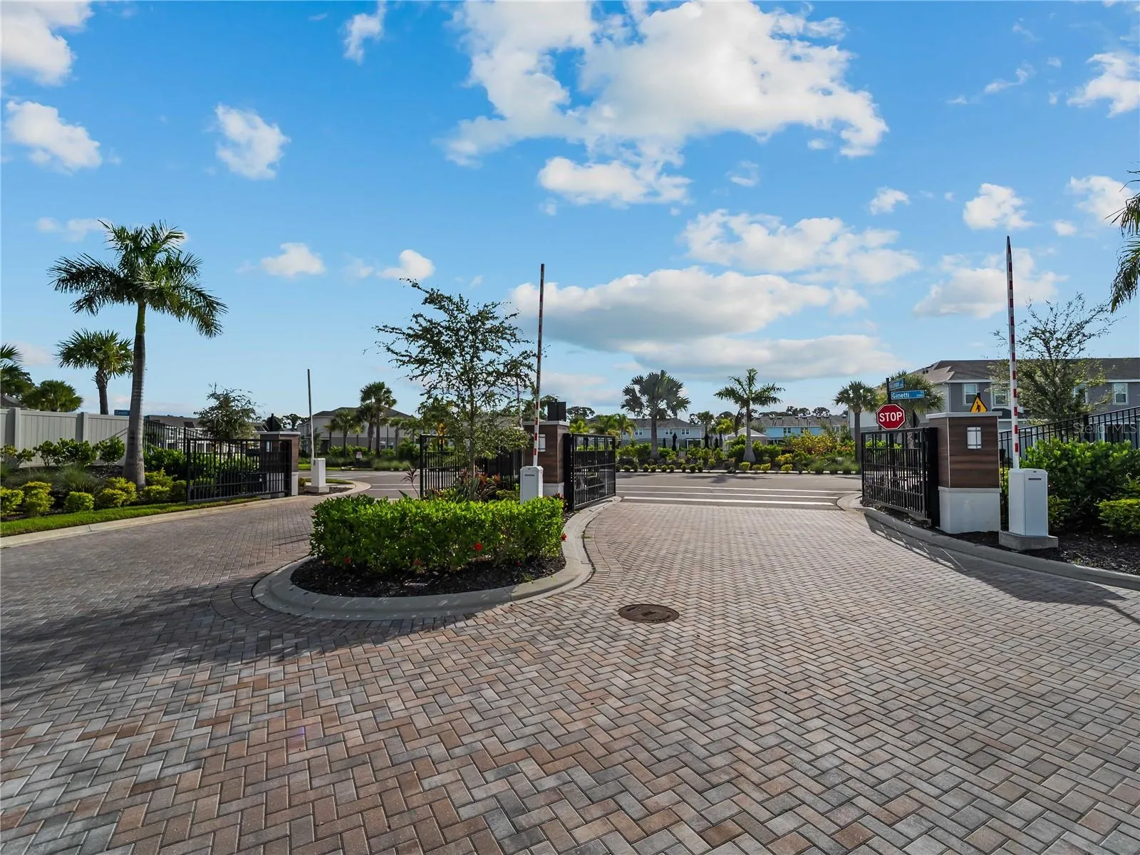 Vinterra Townhomes gated entrance