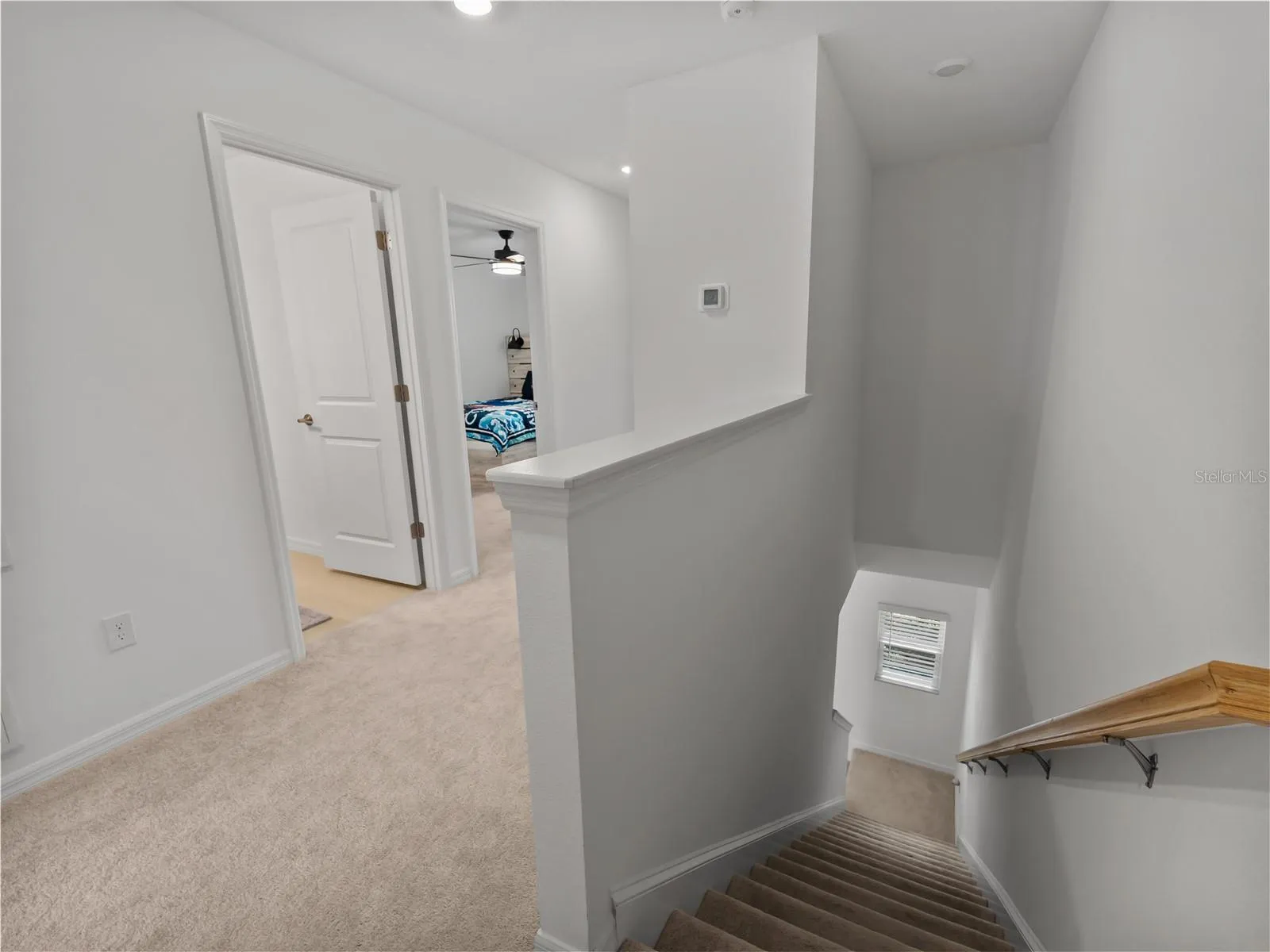 Stairs with handrail