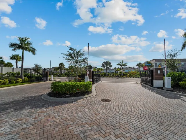 Vinterra Townhomes gated entrance