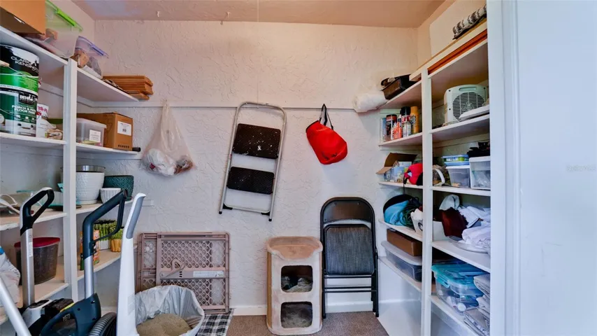 Large storage closet on lanai
