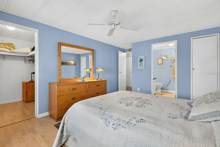Master Bedroom with large Master closet