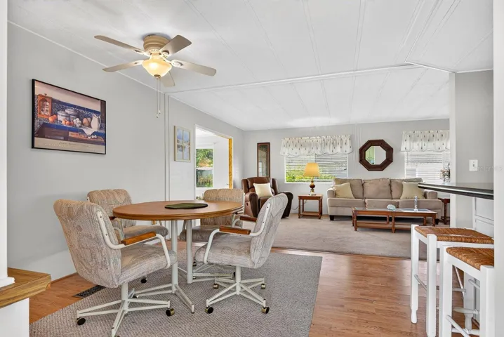 Entrance from Carport into dining area