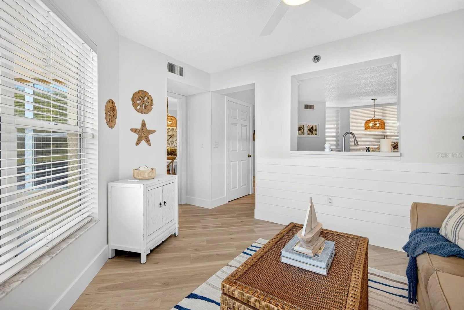 Bonus room area with Kitchen area behind it