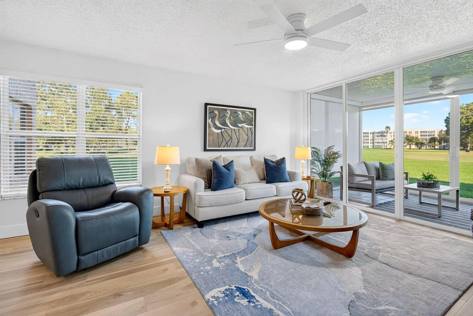 Living Room area with lanai