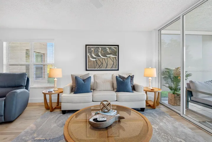 Living room light and bright!
