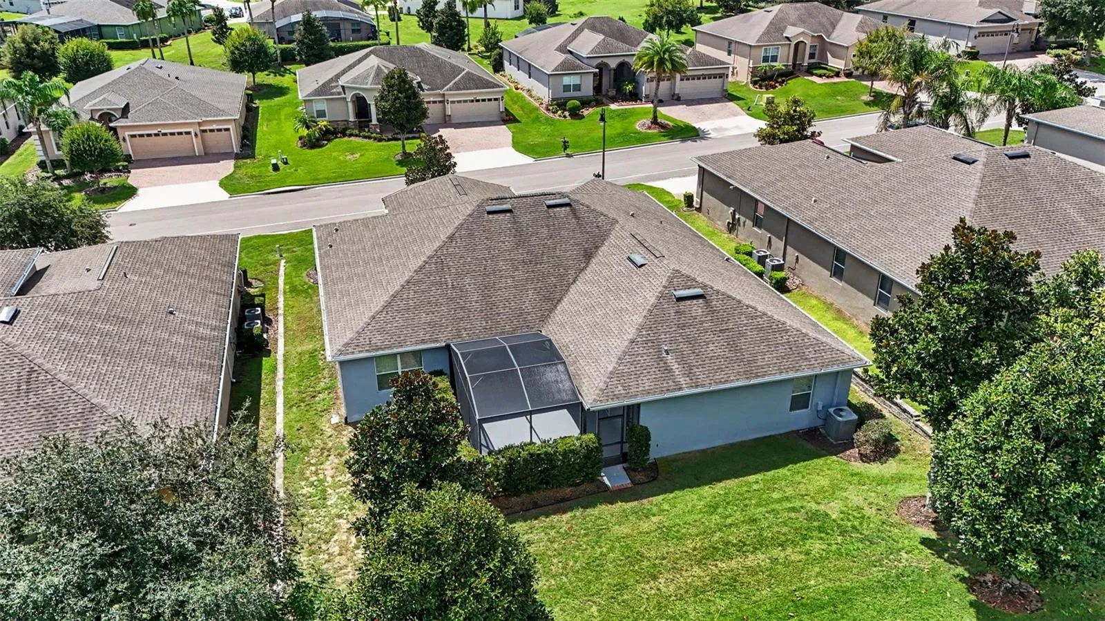 Aerial View of the Backyard