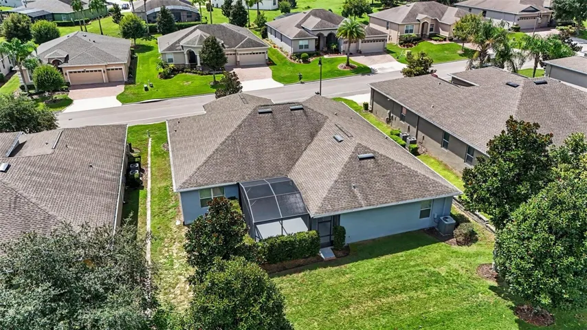 Aerial View of the Backyard
