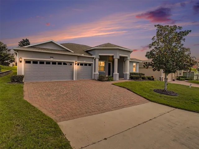 Virtually Staged Twilight Photo of the Property