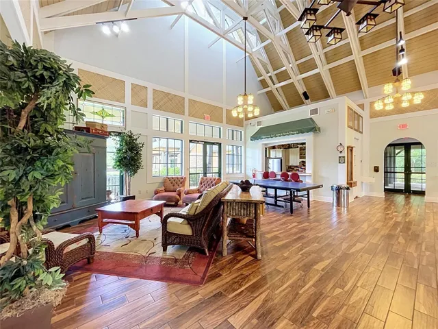interior of clubhouse