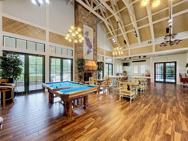 interior of clubhouse