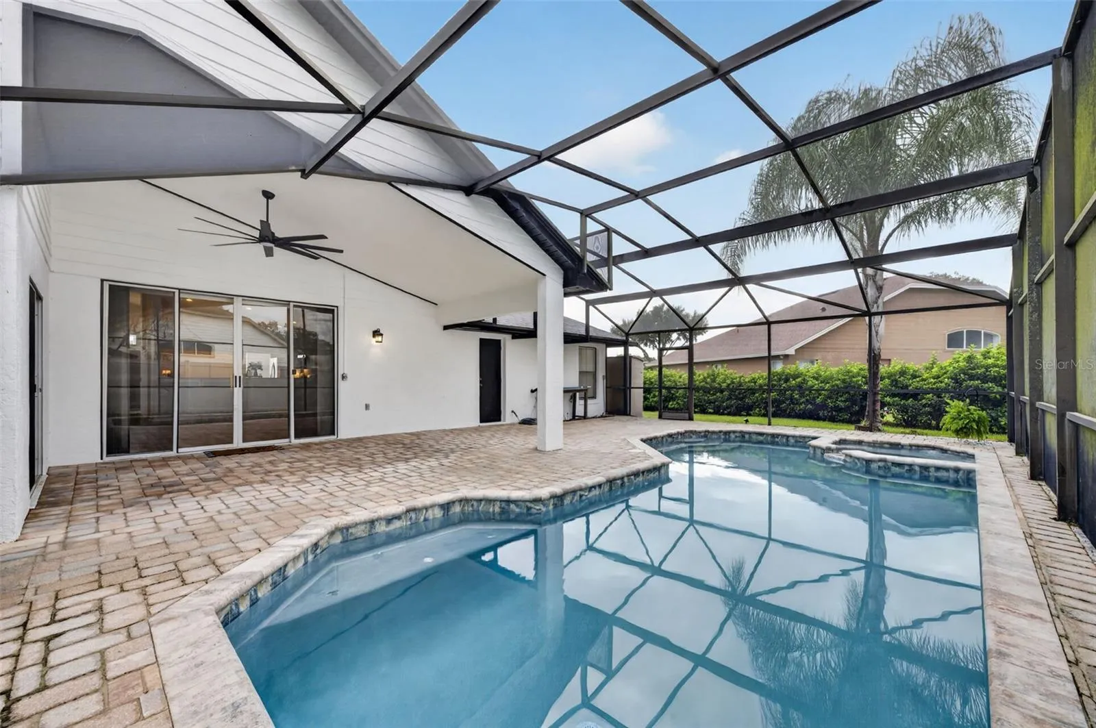 Rear patio and pool