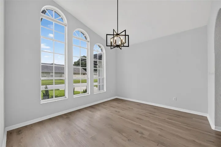 Vacant dining room
