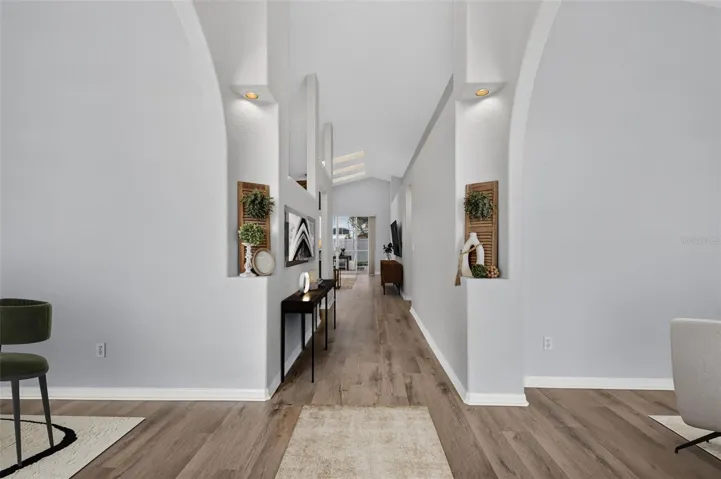 Staged foyer