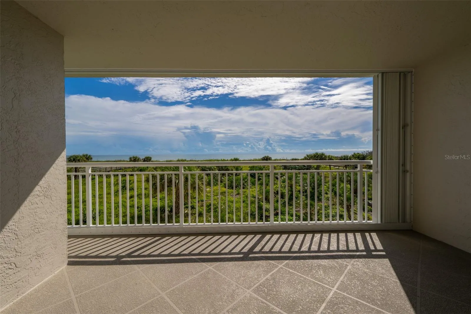 Private Covered Balcony Patio