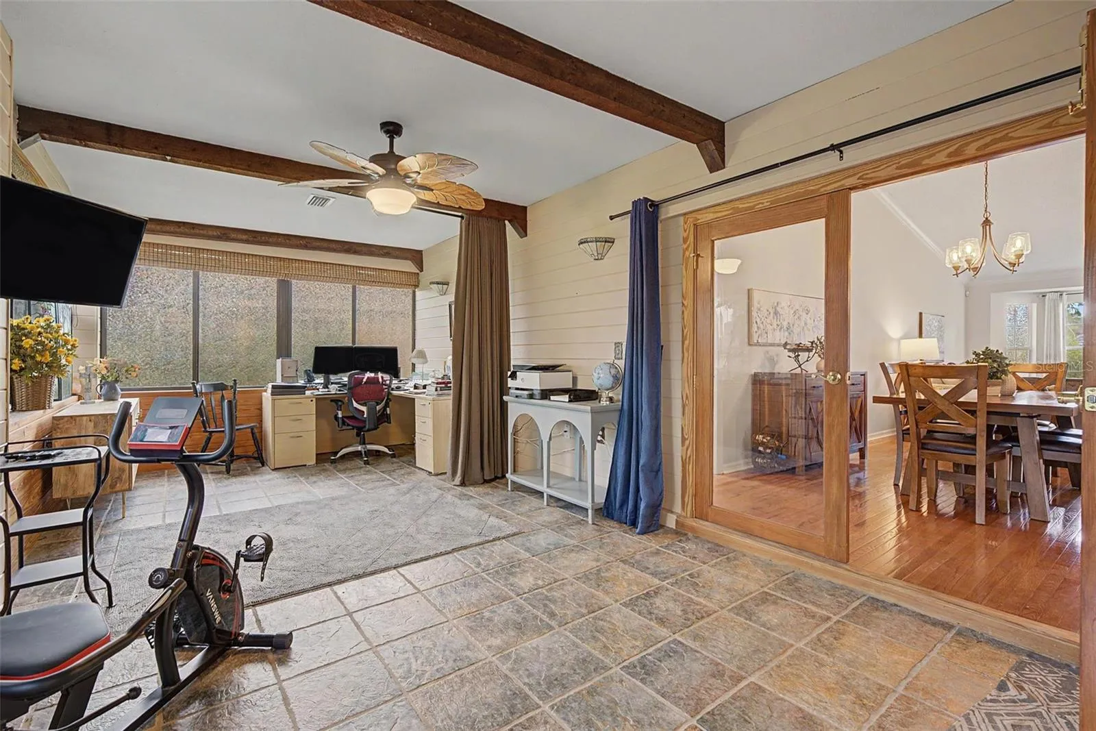 WOW! Florida room with tile flooring to make your own!
