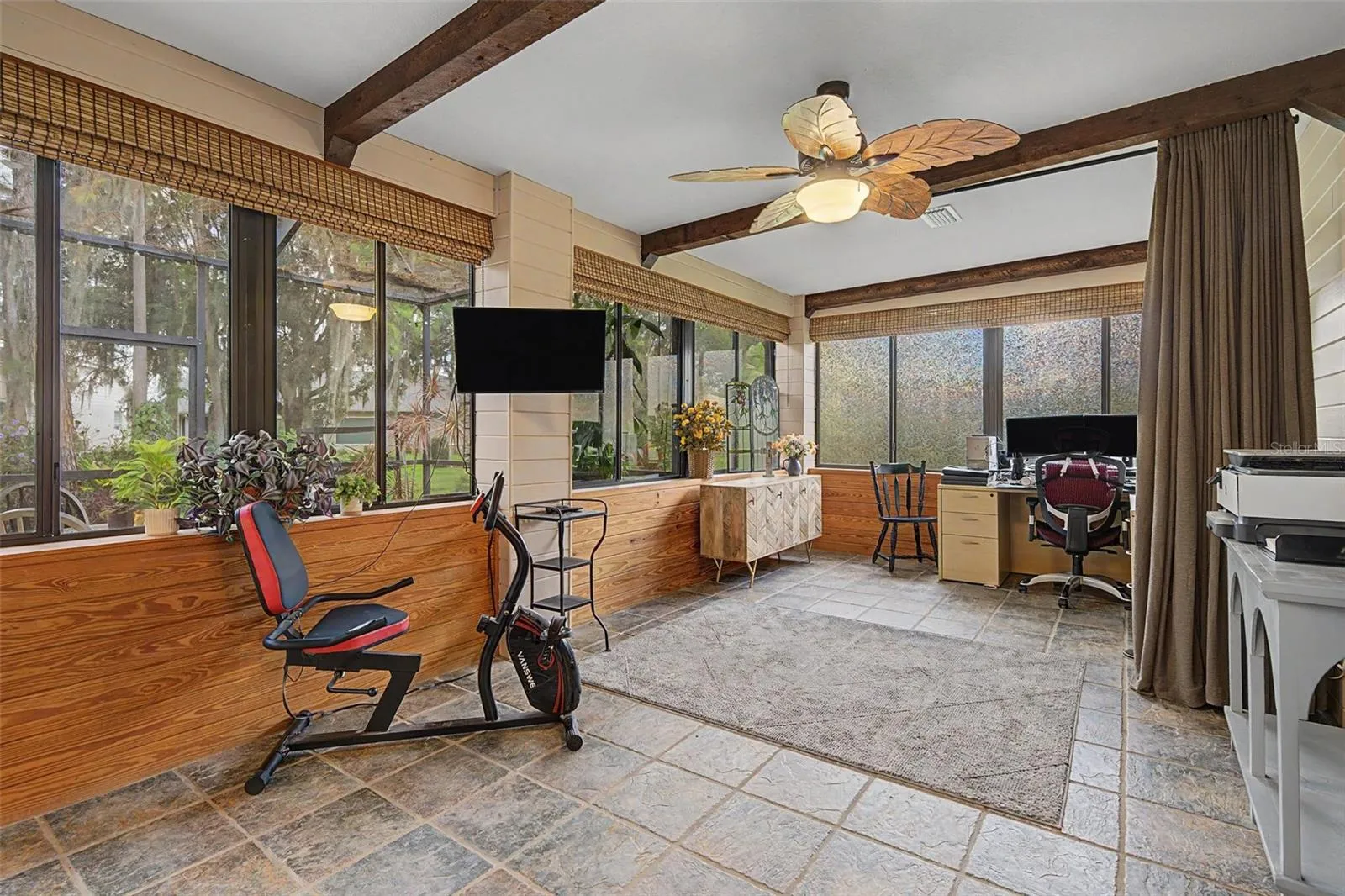 Exposed beams are a nice touch