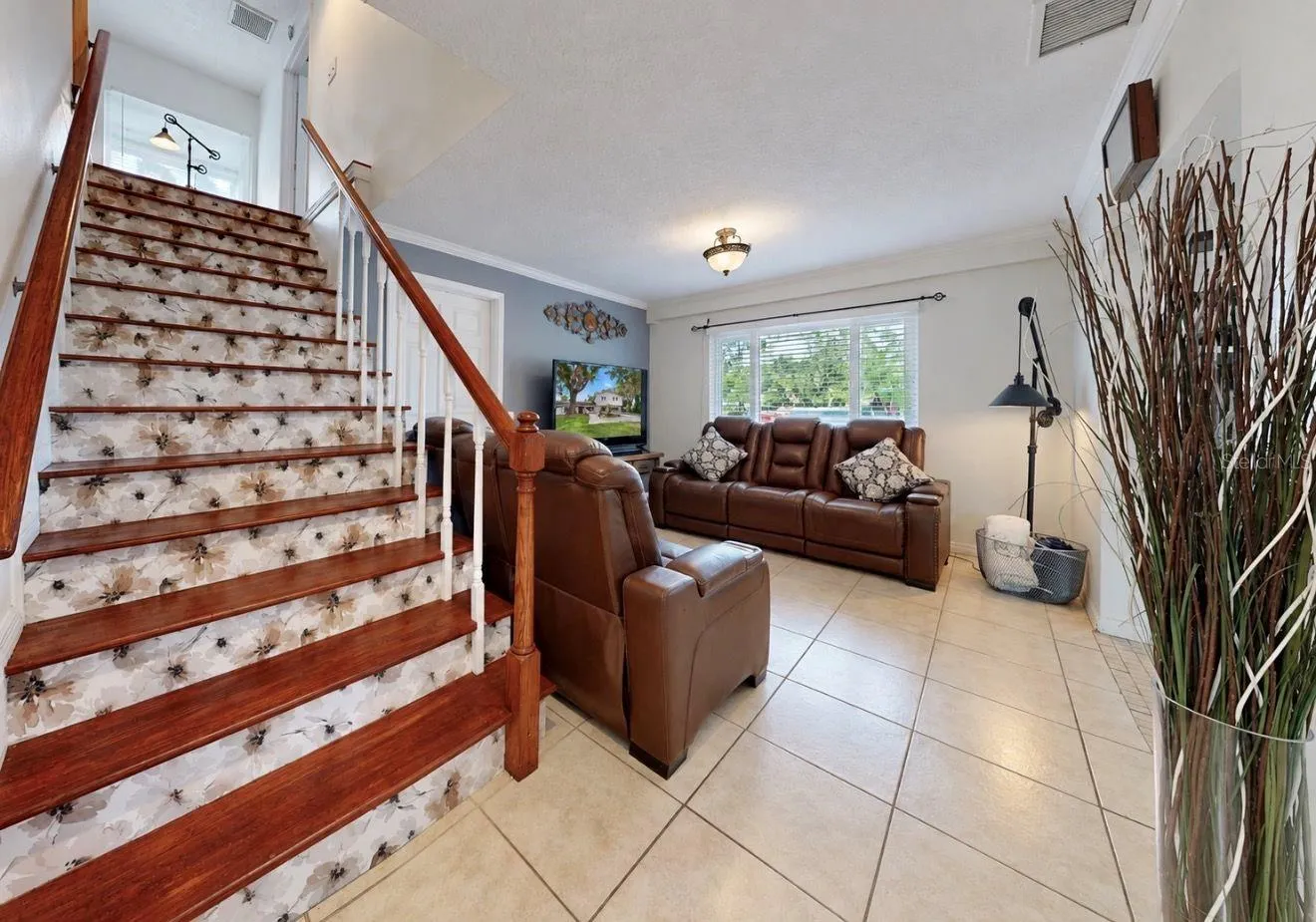 Family room-stairwell