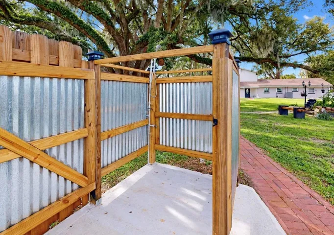 Outdoor shower