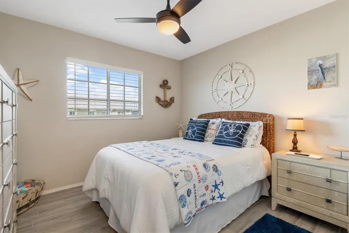 SECOND BEDROOM WITH BLINDS