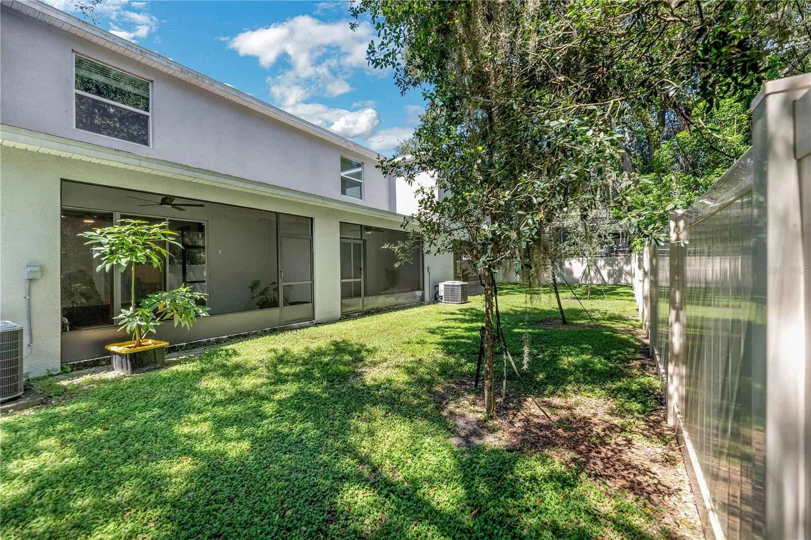 Buyers will enjoy the screened porch and private backyard where you can enjoy a peaceful wooded backdrop with no backyard neighbors or maintenance to worry about.