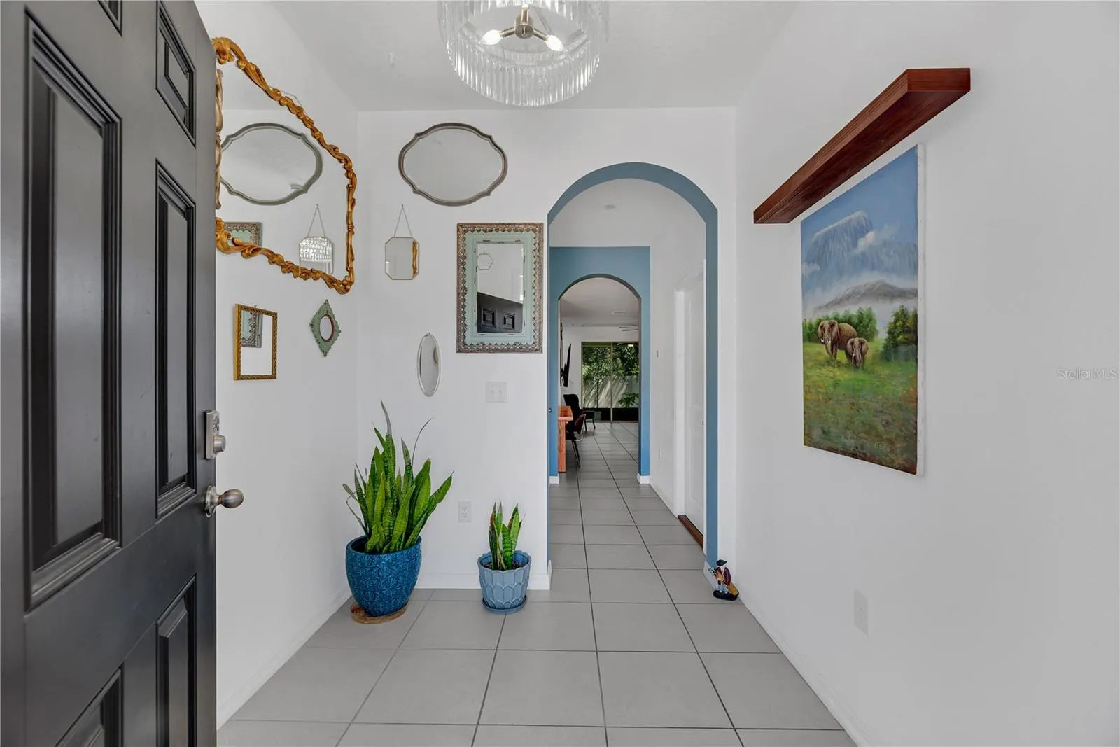 Welcome to your front foyer and drop your keys and mail.