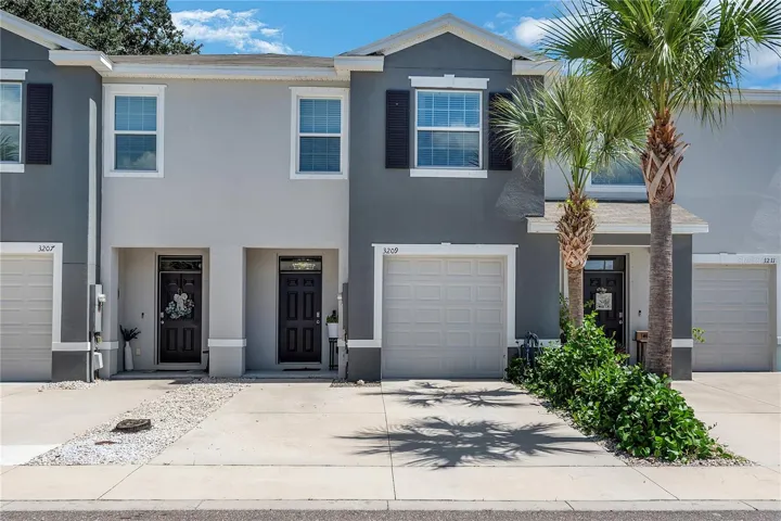 The HOA maintains the roof and exterior of the home and you have two driveway parking spaces plus a one-car garage, giving you room for vehicle, bikes, tools, or extra storage.
