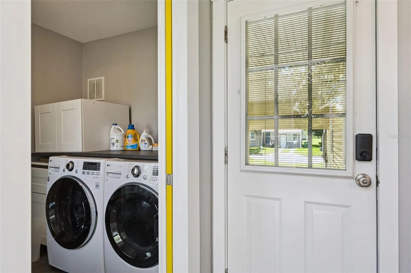 Laundry Room and Carport Entrance