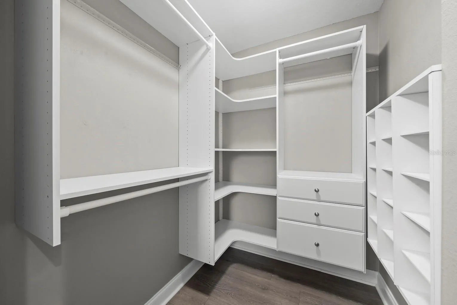 Primary bedroom closet.