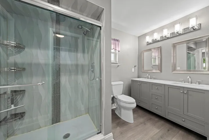 Primary bathroom.