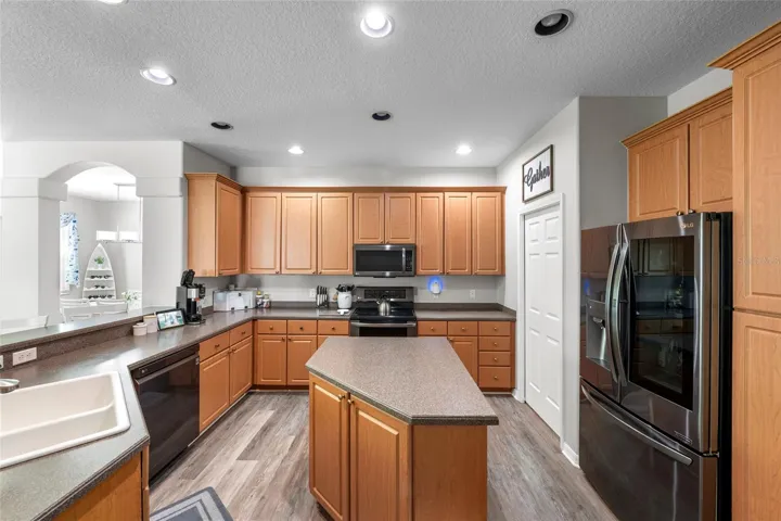 Kitchen with Stainless Steel Appliances