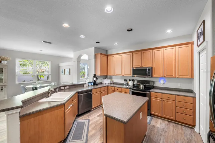 Kitchen with Stainless Steel Appliances