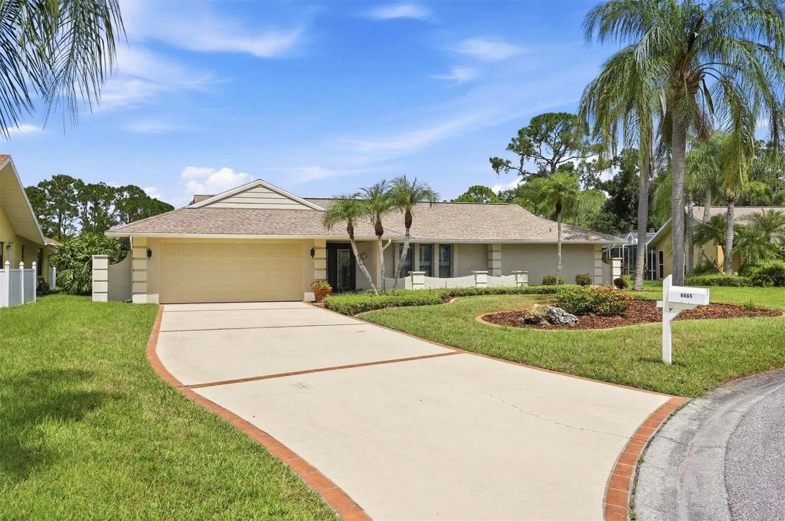 Plenty of Parking and a 2 car garage.