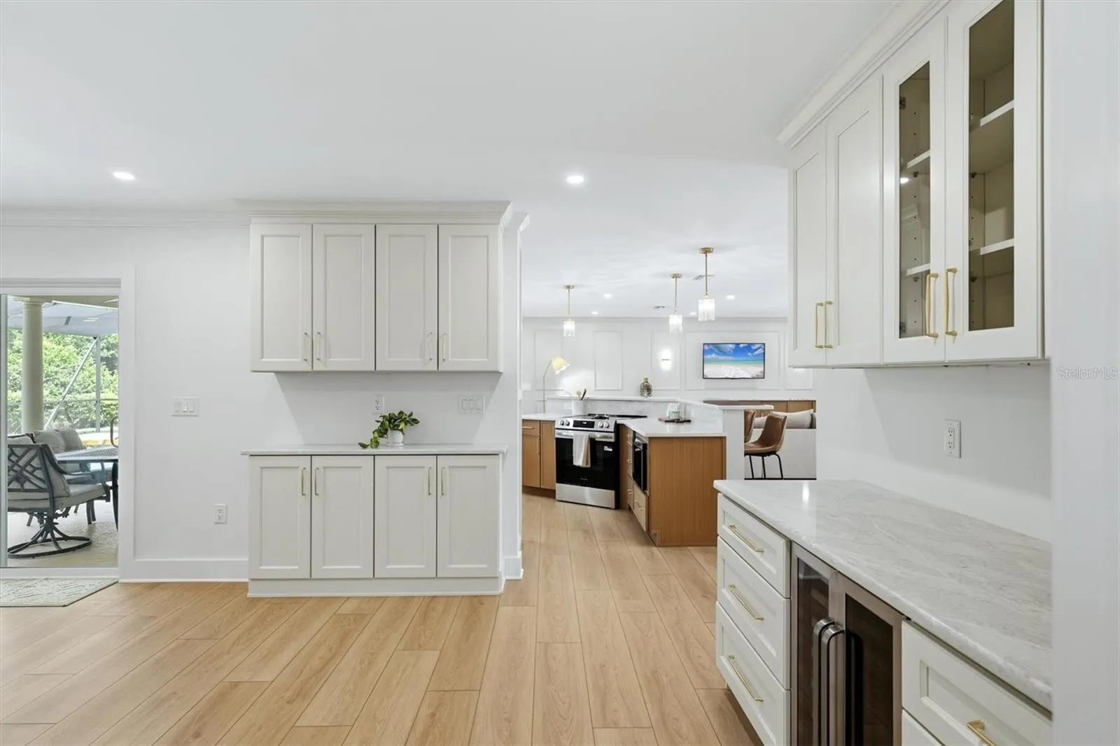 Built in Bars in Dining room