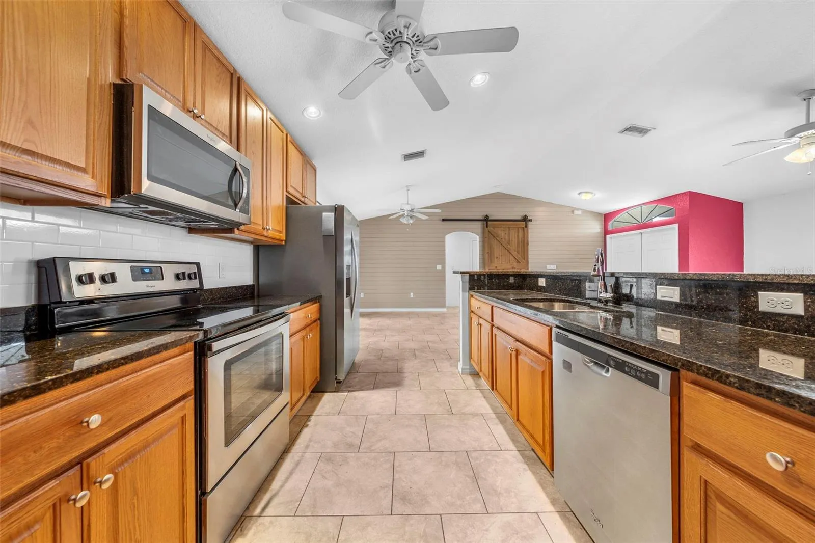 Kitchen with Stainless Steel Appliances