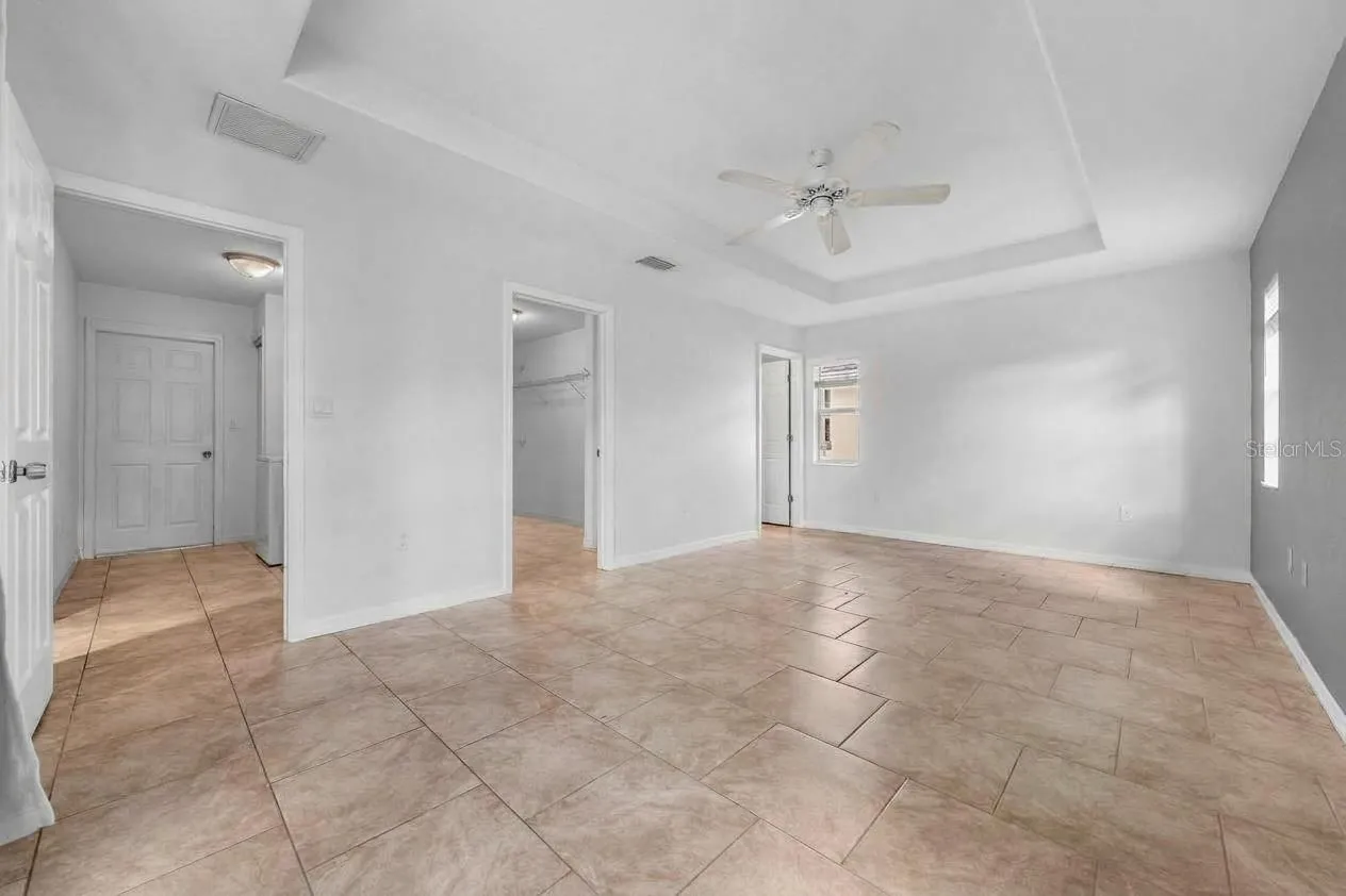 Primary Bedroom with Coffered Ceilings