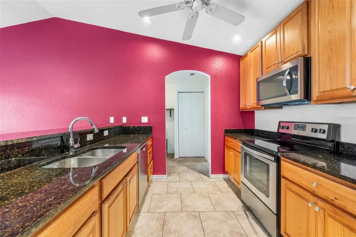 Kitchen with Stainless Steel Appliances