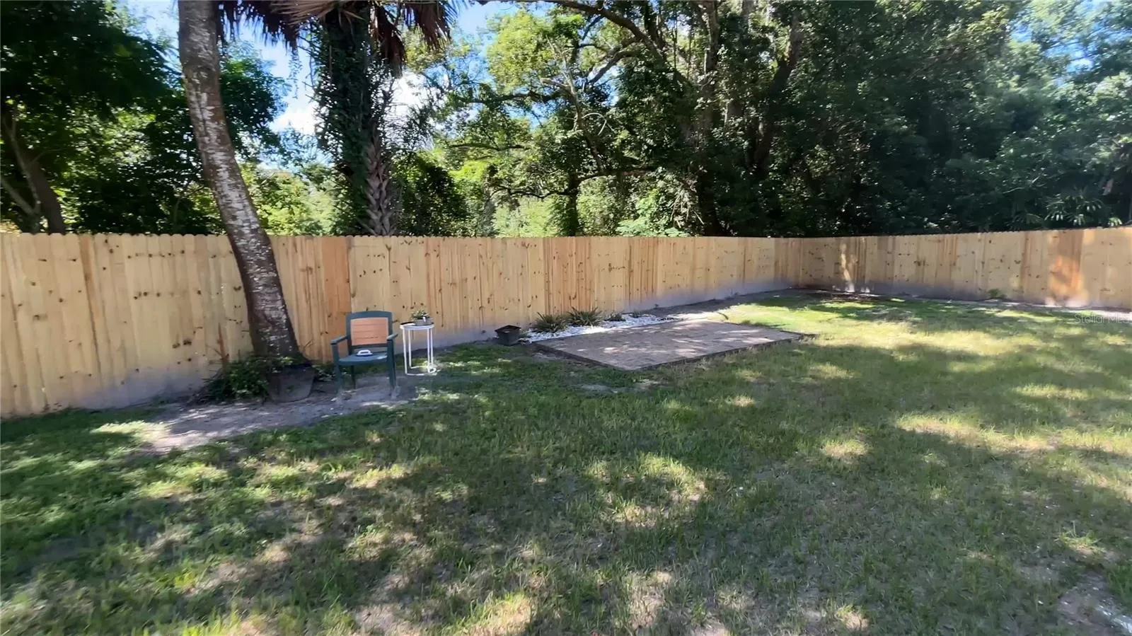 Fenced Yard